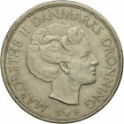 [#530301] Monnaie, Danemark, Margrethe II, Krone, 1975, Copenhagen, TB, Copper-n
