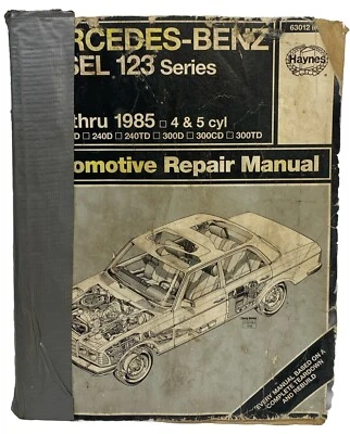 Manual de reparación Haynes Mercedes Benz diésel serie 123 1976 a 1985 63012 (697) Foto 1 de 4