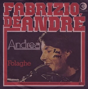 FABRIZIO DE ANDRE: Andrea (´78 / rare orig. German 7") - Foto 1 di 1