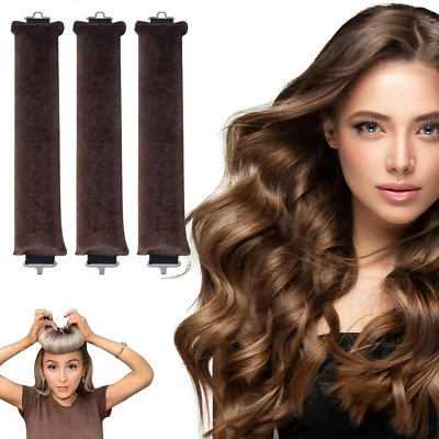 Hitzefreie Lockenwickler Ohne Hitze Über Nacht Langes Mittleres Haar - Bild 1 von 4