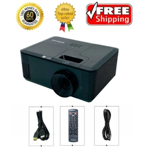 InFocus IN134 DLP Projector 4000 ANSI PC 3D Ready HD 1080p HDMI USB w/Bundle - Picture 1 of 10