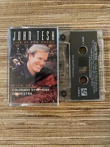 John Tesh- Live at Red Rocks w/ the Colorado Symphony Orchestra. Cassette Tape. - Foto 1 di 2