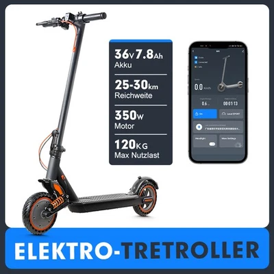 Slim-Design Tretroller Adult, APP, 350W, 8.5" Reifen, 26km, 20km/h, ohne ABE - Bild 1 von 4