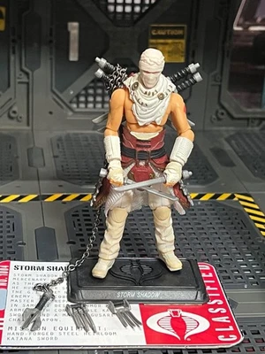 GI Joe Pursuit of Cobra POC 30th Storm Shadow Desert 2010 Loose w/ Accessories - Image 1 of 4