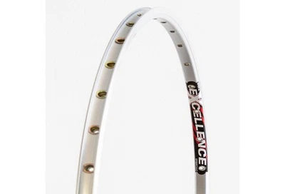 Nueva llanta de carretera Ambrosio Excellence 700c 36H cubierta plateada EXC-36-S hecha en Italia Foto 1 de 3