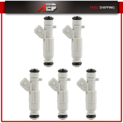 Inyectores de combustible 5 piezas para Volvo C70 V70 1998 Volvo S70 1998-2000 2,3 L DOHC gasolina Foto 1 de 4