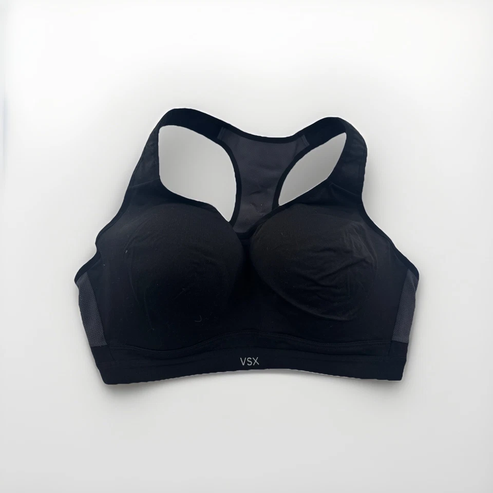 Victoria's Secret Vsx Sports Bra Black 38D - Image 1 of 4