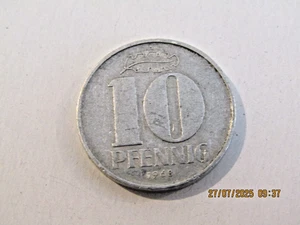 WEST GERMANY (DDR) TEN PFENNIG 10pf 1968 - Picture 1 of 2
