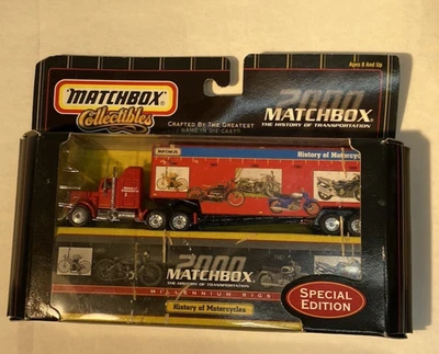 Matchbox Rigs Kenworth Aerodyne History of Motorcycles Special Edition 2000 NEW - Image 1 of 4
