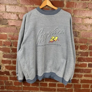 Vintage Jeff Gordon Sweatshirt Mens 2XL Blue NASCAR Racing Chase Authentics - Picture 1 of 7