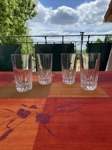 4 Orangengläser Whisky Crystal d'Arques Modell TUILERIES VILLANDRY - Bild 1 von 4