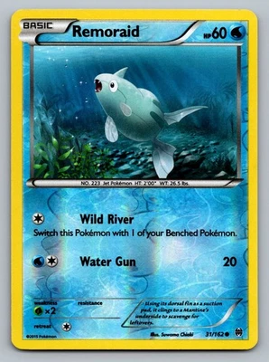 Pokemon TCG XY - BREAKthrough Remoraid (31) 31/162 Reverse Holo - Image 1 of 2