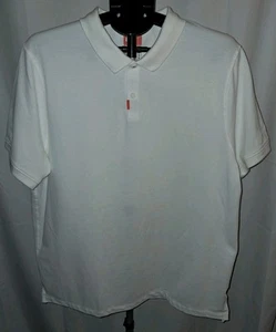 ¡Nuevo! Camisa de golf Nike Dri-Fit para hombre polo atlético SS blanco/naranja talla XL - Imagen 1 de 6