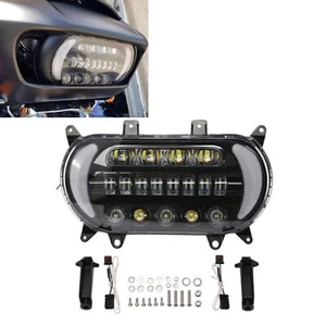 LED Headlight Assembly Turn Signal Lights Fit For Harley Road Glide 2015-2024 23 - Picture 1 of 13