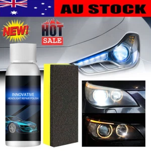 Car Headlight Restoration kit Fluid Repair Plastic Headlight Polish Cleaner ZV - Picture 1 of 15