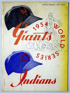 1954 World Series Program At Giants VG 702713 - Picture 1 of 1