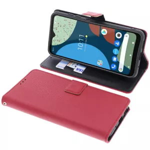 Tasche für Fairphone 4 Book-Style Schutz Hülle Handytasche Buch Rot - Bild 1 von 6
