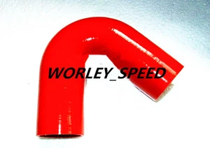 Red 135 Degree 51mm 2" Elbow Silicone Coupler Hose Intake Turbo Pipe - Picture 1 of 6