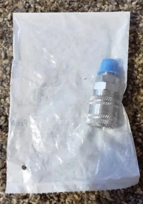 PARKER QUICK DISCONNECT COUPLER 1/4" BODY 1/4"-18 NPTM SS 727406 , S22-787 - NEW - Image 1 of 2