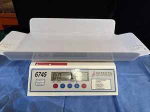 Detecto 6745 Digital Baby Scale, 30 lb x 0.1 oz, Pediatric Scale RS232 - Picture 1 of 8