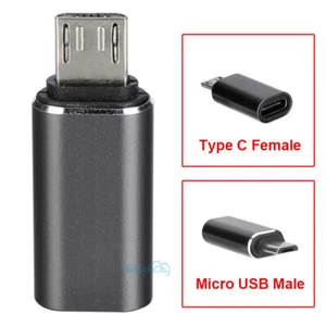 NUEVO Adaptador Convertidor Tipo C a Micro USB Conector USB-C a Micro-B EE. UU. - Imagen 1 de 11
