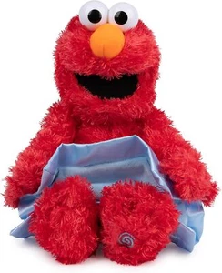 Sesame Street 4038770 Peek-A-Boo Elmo Stuffed Plush Toy, 38 x 30 x 22cm,Red - Picture 1 of 9