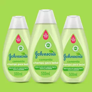 Champú para bebé Johnson's Manzilla, fórmula suave sin lágrimas, 16,9 fl oz (paquete de 3) - Imagen 1 de 7