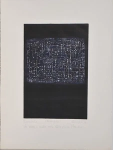 Gustl Stark  /Radierung - Prägedruck / Handsigniert /Probedruck von 1970 - Bild 1 von 3