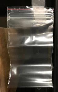 1000 3x5 Clear 2 Mil Zip Lock Bags- Resealable Plastic Ziplock- Reclosable 3"x5" - Picture 1 of 1