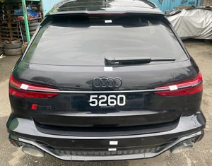 Audi A6 RS6 C8 ESTATE 2020-2023 HECKKLAPPE KOFFERDECKEL IN SEBRING SCHWARZ KRISTALL LY9U - Bild 1 von 7
