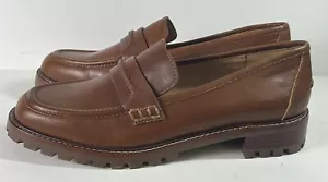 Mocassino Madewell The Corinne Lugsole in pelle di acero essiccata da donna taglia 8,5 NUOVO - Foto 1 di 10
