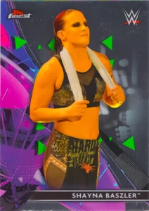 Shayna Baszler 2021 Topps Finest WWE Wrestling Raw Metallic Chrome Base Card #35 - Picture 1 of 2