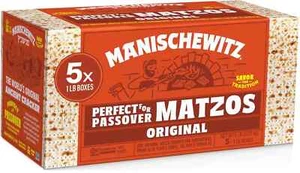 Manischewitz Passover Matzos, 5 cajas de 1 lb (total 5 5 libras) - NUEVO - Imagen 1 de 4