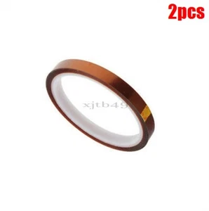 2Pcs Gold Kapton Tape X 10Mm 100Ft Bga High Temperature Heat Resistant Polyim ih - Picture 1 of 2
