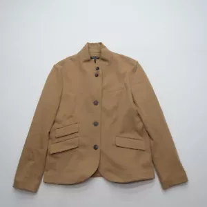 Rag & Bone Slade Ponte Blazer in Camel Size 16 Button Up Jacket Tan - Picture 1 of 15