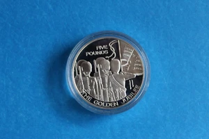 2003 BAILIWICK OF JERSEY 5 POUNDS SILVER PROOF COIN - Picture 1 of 2