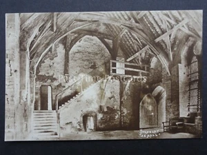 Shropshire STOKESAY CASTLE THE HALL Old RP Postcard by W.A. Call / Cambria S - Picture 1 of 2