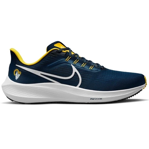 Unisex Los Angeles Rams Nike Navy Zoom Pegasus 39 Running Shoe Cover
