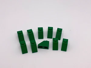 10 x Lego® Classic Dachstein 2x1 3040 grün 45° Schrägstein 6270 4109668 4121969 - Picture 1 of 2