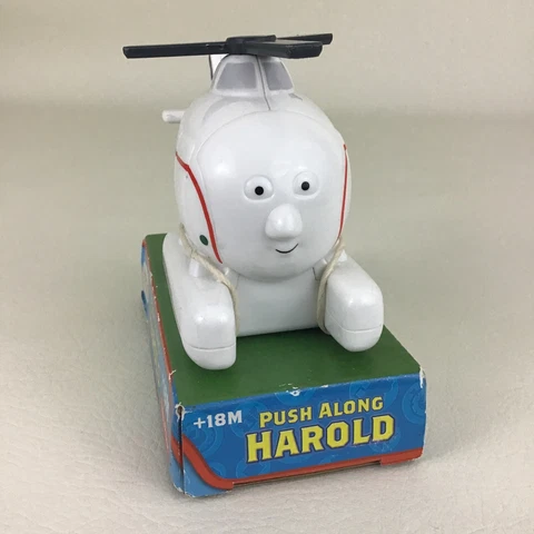 Fisher Price Thomas & Friends Push Along Harold Helicopter Toy Gullane 2013 New Cover