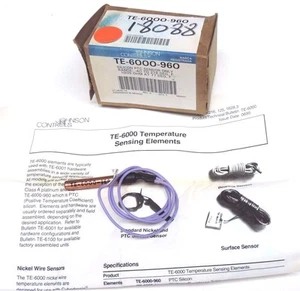 NIB JOHNSON CONTROLS TE-6000-960 SILICON PTC SENSOR ONLY RANGE: -40 TO 216 DEG F - Picture 1 of 2