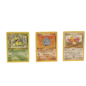 Carta Pokémon: 1ª Edición Jungle: Victree, Rhyhorn, Spearow, Non-Holo, Casi Nuevo 1998 - Imagen 1 de 8