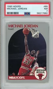 1990 Hoops #65 Michael Jordan PSA 7 - Picture 1 of 2