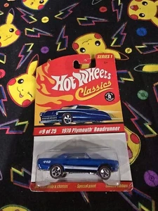 Hot Wheels 2004 Classics Series 1 #9 1970 PLYMOUTH ROADRUNNER Blue HAS WEAR - Picture 1 of 12
