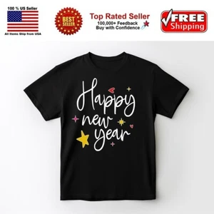 Camiseta Feliz Año Nuevo 2025, Unisex S-3XL - Imagen 1 de 8