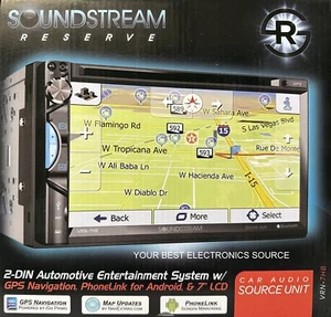 NEW Soundstream VRN-7HB 7" LCD, 2-DIN DVD/CD Digital Media Radio, Bluetooth, GPS - Picture 1 of 1