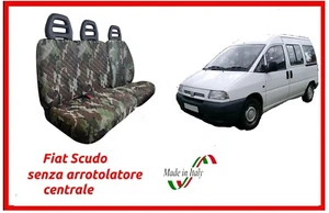 Sitzbezüge Fiat Scudo ab 2000 ohne Aufroller Steppbezüge Camouflage  - Bild 1 von 3