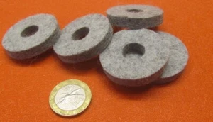 Arandela de fieltro, tornillo de 1/2", OD de 1,50" x ID de 0,500" de grosor, 10 piezas - Imagen 1 de 4