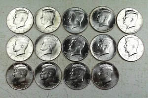  2015 - 2021 P&D Kennedy Half Dollar. Edelstein Stempelglanz Münzrollensatz  - Bild 1 von 4