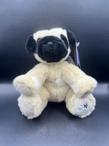 Russ Shining Stars Pug Dog Plush Stuffed Animal Toy Sealed Code 2006 New 9" - Picture 1 of 7